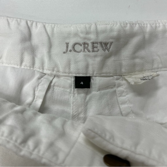 J. Crew Linen Shorts Size 4 - Picture 3 of 4